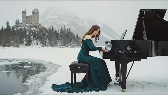 Расслабляющие зимние мелодии для виолончели, скрипки и фортепиано 🌨️🎶 смотреть онлайн