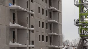 Ход строительства самого большого дома под расселение в Петрозаводске проверил Артур Парфенчиков