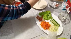 УПРАВИЛАСЬ!🤗Волосы ПОКРАСИЛА! Дочь НАКОРМИЛА  Спринг-роллами!😋