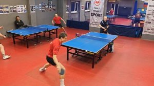 отбор Казачек Г. (602) - Борискин А. (529) 13.01 настольный теннис на Левашовском, Санкт-Петербург