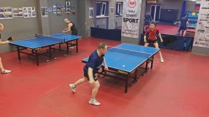 отбор Казачек Г. (602) - Мухин Д. (423) 13.01 настольный теннис на Левашовском, Санкт-Петербург