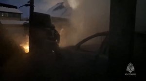 Пожар город Тюмень 14.01.2026г.