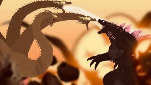 Годзилла Эволюция Против Гидоры Часть 1