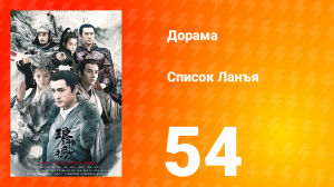 Список Ланъя 1 сезон 54 серия