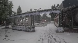 Лазаревское.Январь.Снег