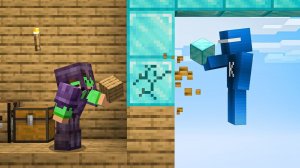 ПРО В ВЫЖИВАНИИ против НУБА В КРЕАТИВЕ ! Minecraft Майнкрафт Дакплей Компот Нуб и Про