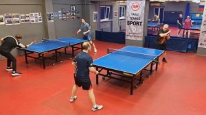 Чирков А. (714) - Денисов А. (582) 13.01 настольный теннис на Левашовском, Санкт-Петербург