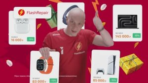 Весенний рекламный ролик магазина электроники и аксессуаров Flashrepair