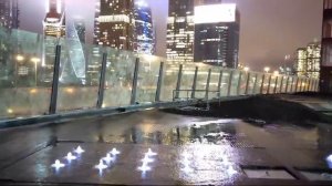 светодинамический пешеходный фонтан, г. Москва, I'City