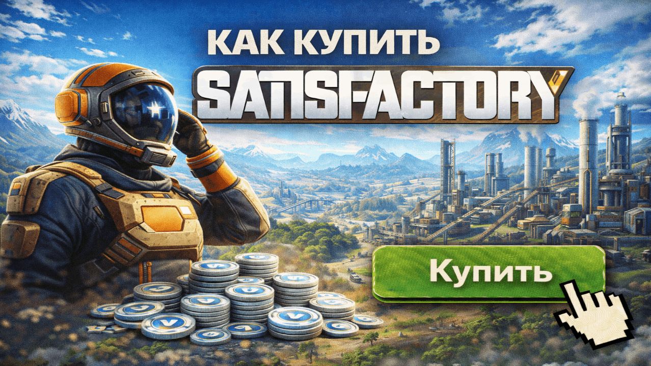 Как купить Satisfactory в России (!!доступно в РФ!!) смотреть онлайн