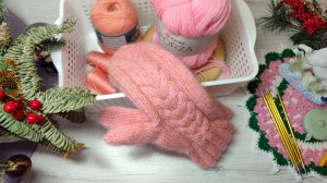 Варежки, готовая работа января 2026