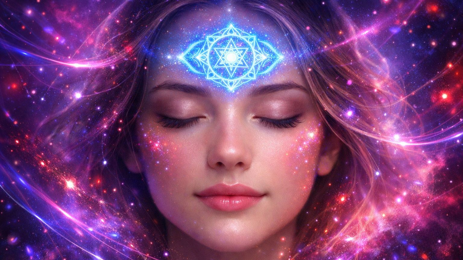 Открытие чакры третьего глаза (Аджна) - медитация и глубокое исцеление 852 Гц смотреть онлайн