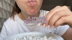 ASMR/Сухой хруст/ Мел Песчанка 🥥