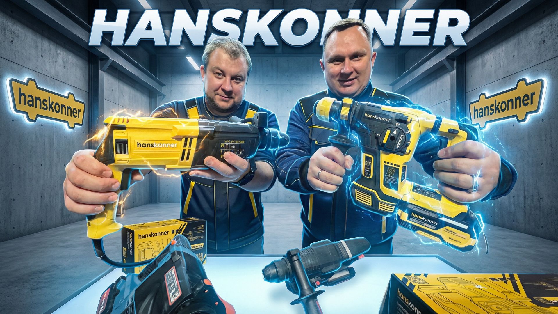 Перфораторы HANSKONNER. Попробуем... смотреть онлайн