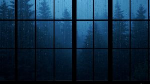 Тихий дождь за окном | Расслабляющий ночной звук для сна и отдыха