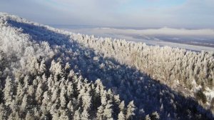 Зимняя красота Жигулёвских гор у посёлка Ширяево / Самарская область / winter beauty / Russia