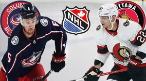 ХОККЕЙ НХЛ.  КОЛАМБУС - ОТТАВА.  ТЕКСТОВАЯ ОНЛАЙН ТРАНСЛЯЦИЯ.