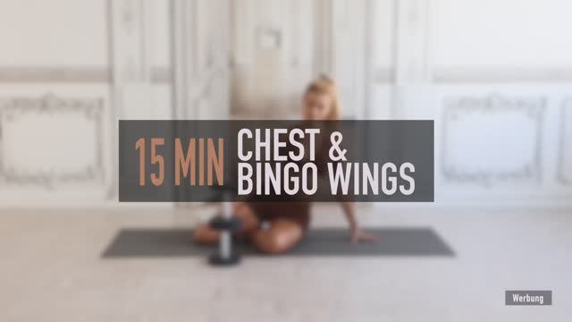 15 MIN CHEST + FLABBY ARMS I Boob Lift, Bingo Wings - weights or bottles - Pamela Reif смотреть онлайн
