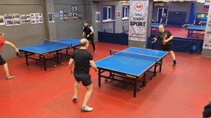 Звергздин А. (673) - Денисов А. (582) 13.01 настольный теннис на Левашовском, Санкт-Петербург