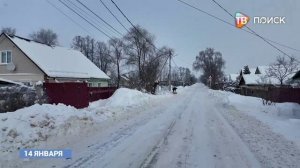 В Клину волонтеры ликвидируют снежные навалы