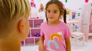 Челлендж с арбузом и мороженым для детей.