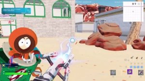 Когда вы используете молнию в Fortnite x South Park голова Кенни медленно поворачивается к вам.