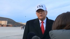 Президент Трамп общается с прессой на объединенной базе Эндрюс, 13 января 2026 года