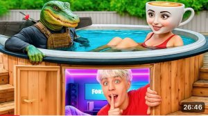 Построили З СЕКРЕТНЫЕ КОМНАТЫ, Чтобы Следить за БОМБАРДИРО КРОКОДИЛО !