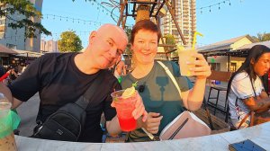 Пробую ДУРИАН, тайцы в ШОКЕ с меня! ОТМЕТИЛИ Старый Новый Год, ВЕСЕЛИМСЯ на рынке Джомтьен в Паттайе