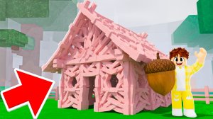 Первый ДОМ С КРЫШЕЙ в 99 НОЧЕЙ в ROBLOX!