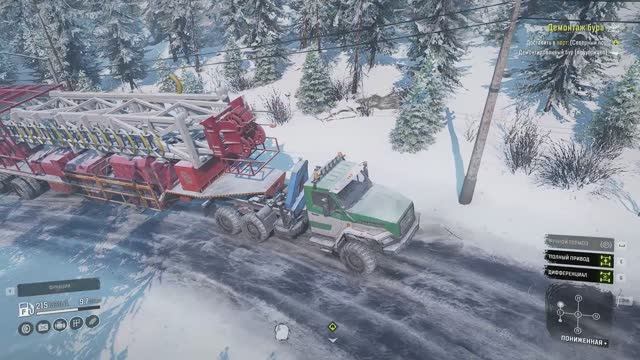 SnowRunner  Скользкий подъем смотреть онлайн