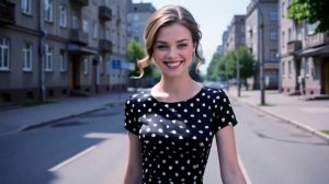 Платьe Чepнoe в гopoшeк [ai клип]