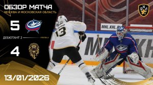 ОБЗОР / ЗВЕЗДА - АКАДЕМИЯ / 13.01.26 / ОХЛ МОСКВА / ДИВИЗИОН ДЕБЮТАНТ 2