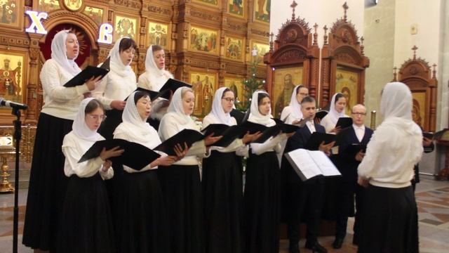 Христос рождается — славите. Хор певчих Свято-Елизаветинского храма. смотреть онлайн
