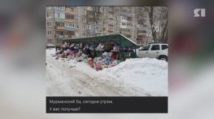 Жителей Ярославля встревожили горы мусора, возникшие в новогодние праздники