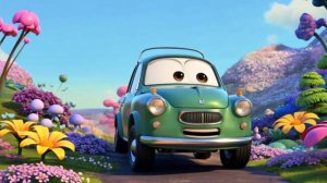 Цветные колеса мультик