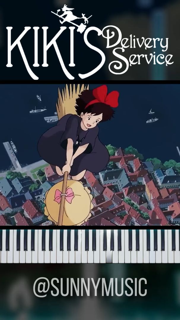 A Seaside Town (Ведьмина служба доставки) 【 Piano / SHORTS 】 #KikisDeliveryService смотреть онлайн