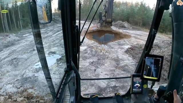 Строительство, продолжение работ на лесной дороге смотреть онлайн