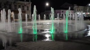 светодинамический пешеходный фонтан "Хоровод-СТ", г. Димитровград