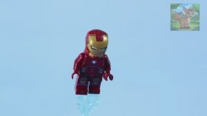 Лего Железный человек, приключение. Мультики для детей