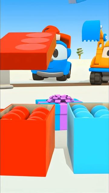 Раскладываем шарики по цветам после столкновения!  #длядетей #мультикипромашинки #машинкидлядетей смотреть онлайн