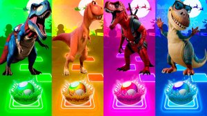 КАКОЙ ДИНОЗАВР ЛУЧШЕ? Tiles Hop 291 уровень