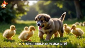 Утята и Цыплята - Кошки и котята, Собаки и щенята (323) Хвостики да Усики ❣️