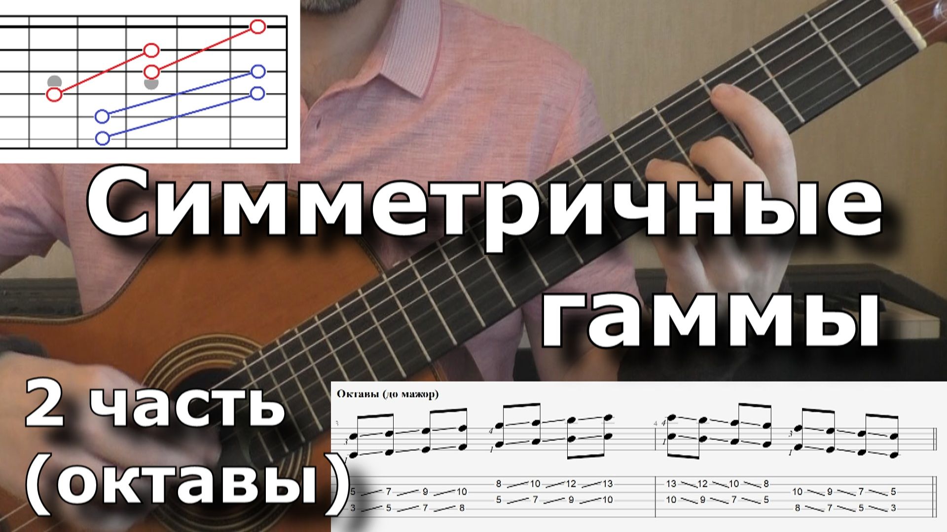 Симметричные гаммы (2ч - октавы) смотреть онлайн