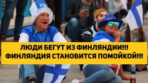 ЛЮДИ БЕГУТ ИЗ ФИНЛЯНДИИ!!! ФИНЛЯНДИЯ СТАНОВИТСЯ ПОМОЙКОЙ!!!