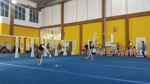 ЖП 1 юношеский разряд, Пурышева Кира - Сотникова Арина, КРОО ФСА, Комбинированное упражнение