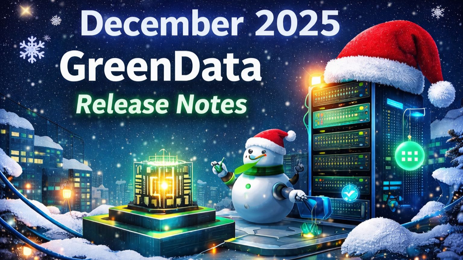 Обзор новой функциональности GreenData декабрь 2025
