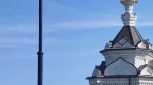 Часовня на дивеевском водохранилище