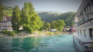 Захватывающий круиз на закате в швейцарских Альпах 🇨🇭 Тунское озеро