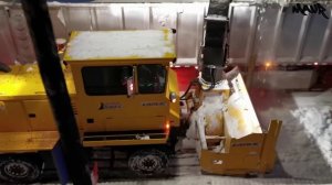 Уборка снега во дворах европы